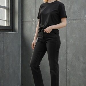 Sofia by Sofia Vergara Dark Gray Straight Leg Jeans